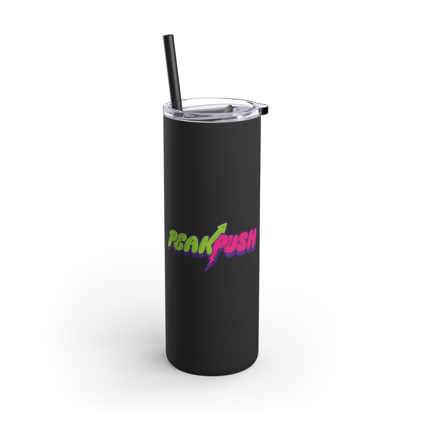 PeakPush Skinny Matte Tumbler, 20oz