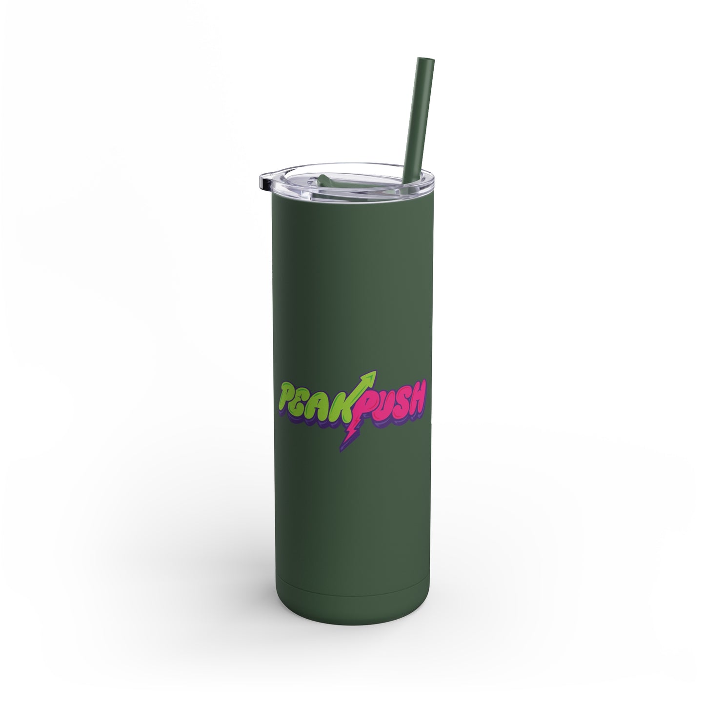 PeakPush Skinny Matte Tumbler, 20oz