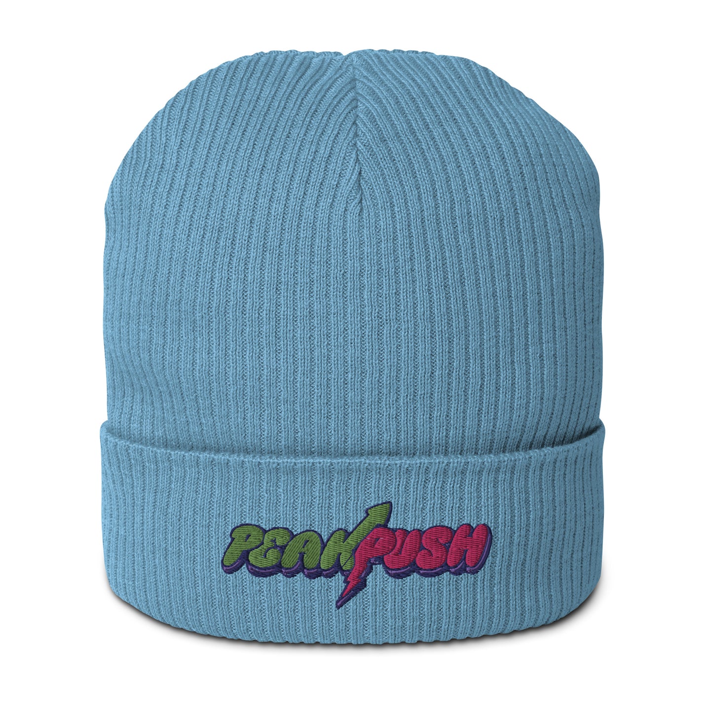 PeakPush Organic Ribbed Beanie