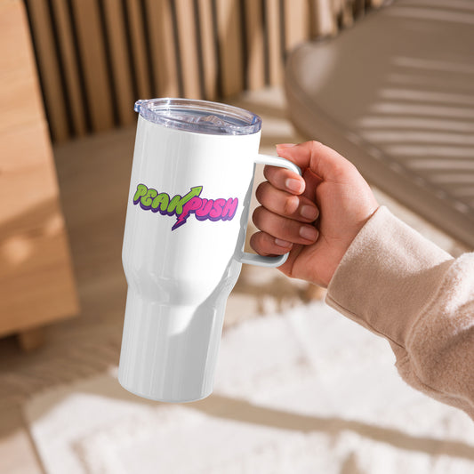 PeakPush Travel mug with a handle